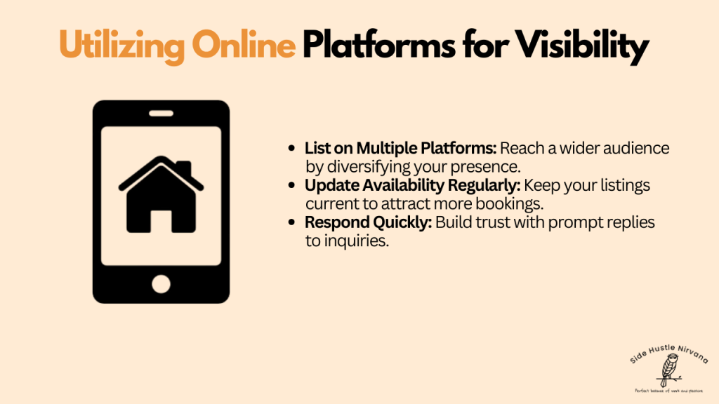 Utilizing Online Platforms for Visibility