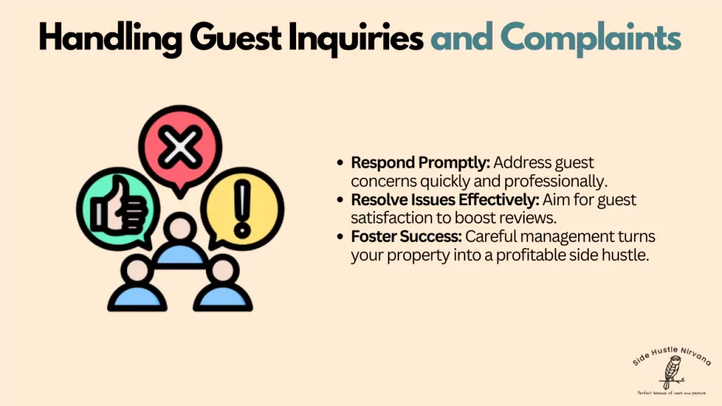 Handling Guest Inquiries and Complaints