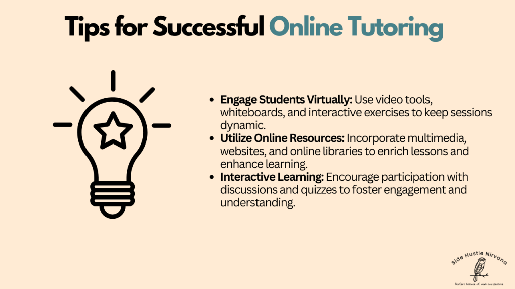 Tips for Successful Online Tutoring