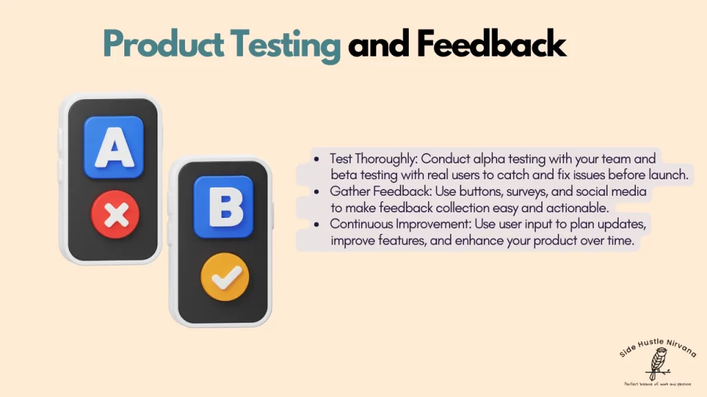 Product Testing and Feedback