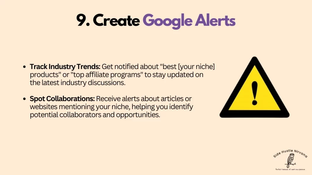 Create Google Alerts