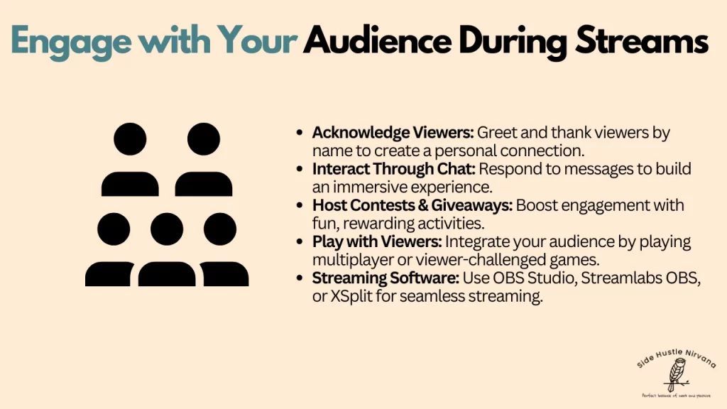 Engage with Your Audience During Streams