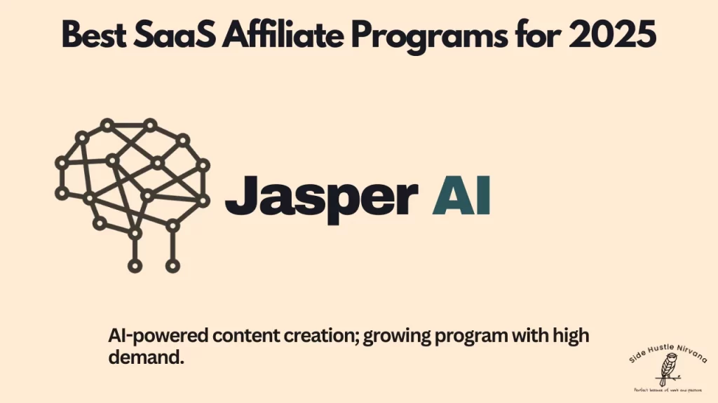 Jasper AI - A SaaS Affiliate Program