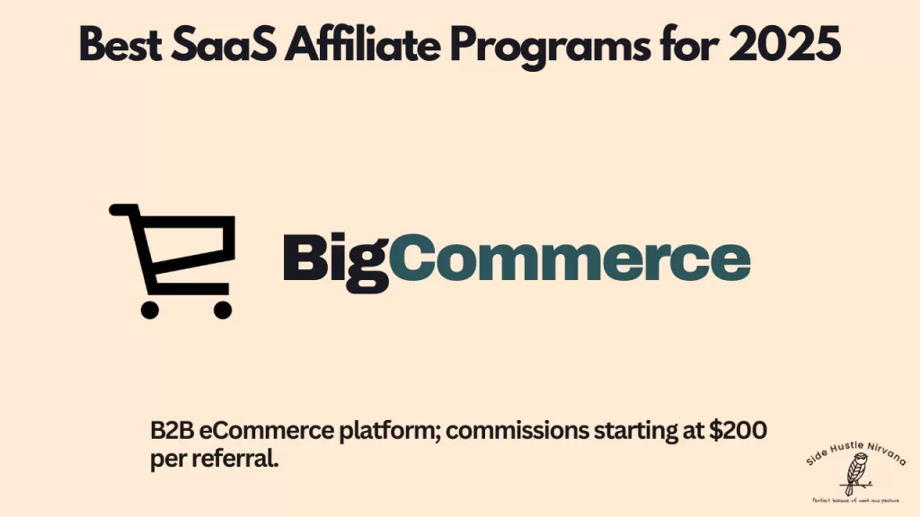 BigCommerce - A SaaS Affiliate Program