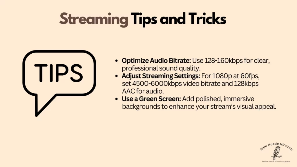 Streaming Tips and Tricks 