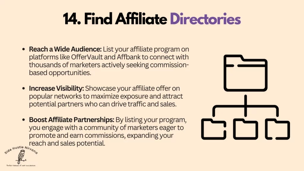 Find Affiliate Directories