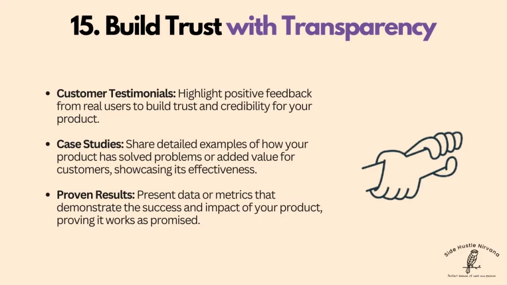 Build Trust with Transparency