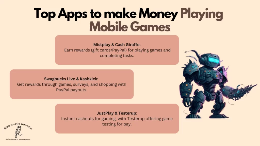 Top Apps to Make Money Playing Mobile Games