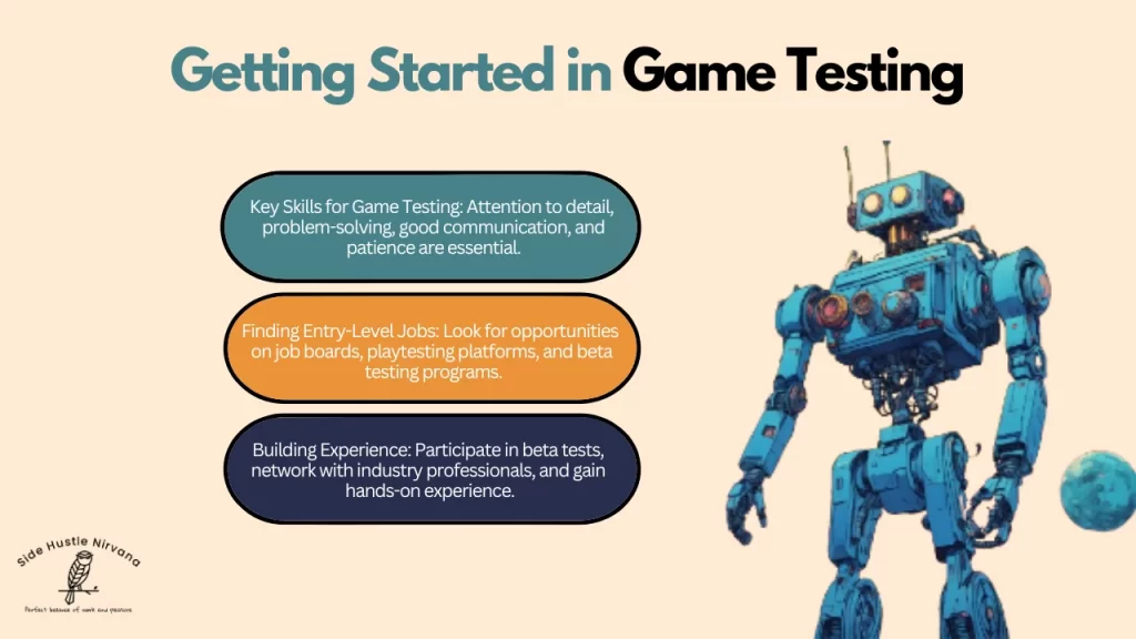 Getting Started in Game Testing