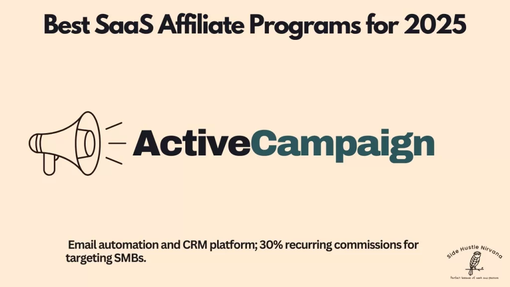 ActiveCampaign - A SaaS Affiliate Program