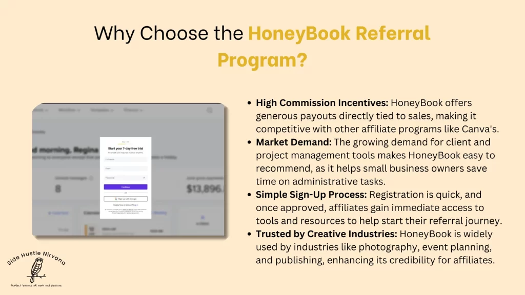 Why Choose the HoneyBook Referral Program?