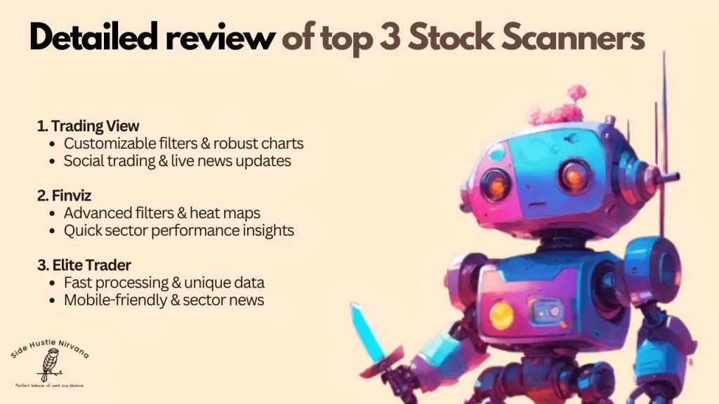 Detailed Review of the Top 3 Stock Scanners