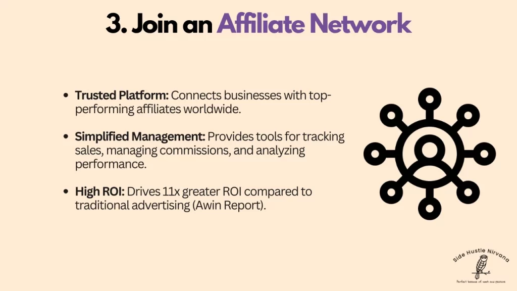 Join an Affiliate Network