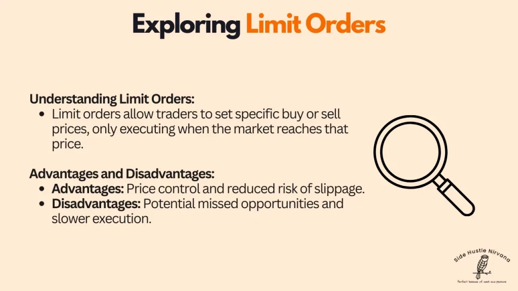 Exploring Limit Orders