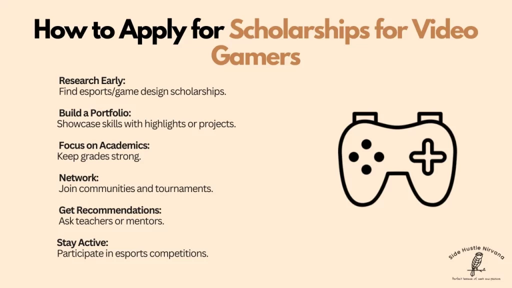 How to Apply for Scholarships for Video Gamers