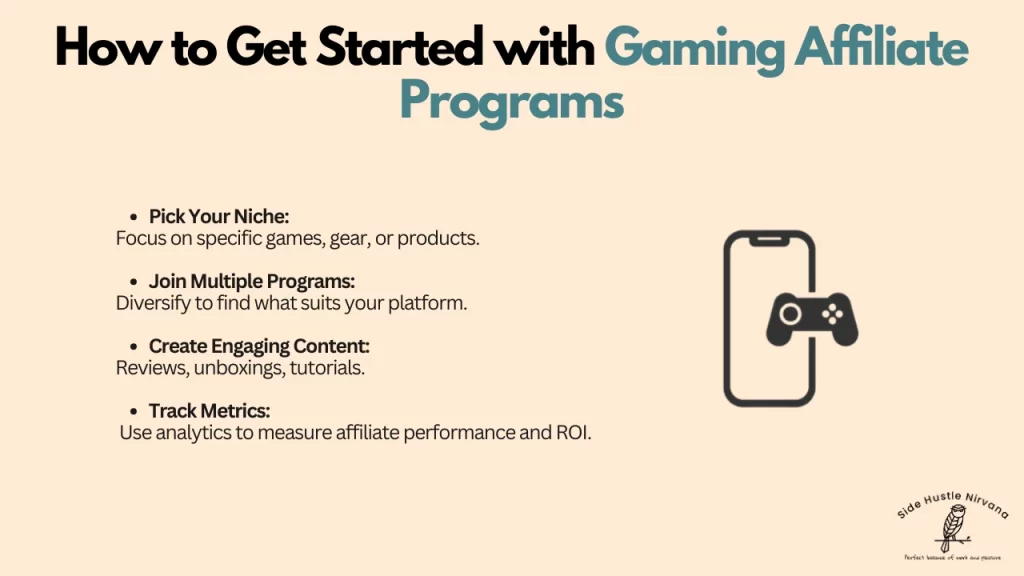 How to Get Started with Gaming Affiliate Programs