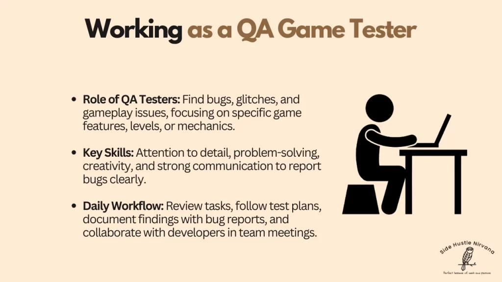 Working as a QA Game Tester