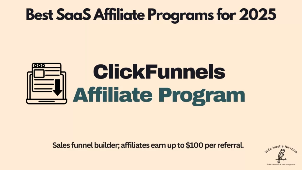 ClickFunnels Affiliate Program - A SaaS Affiliate Program