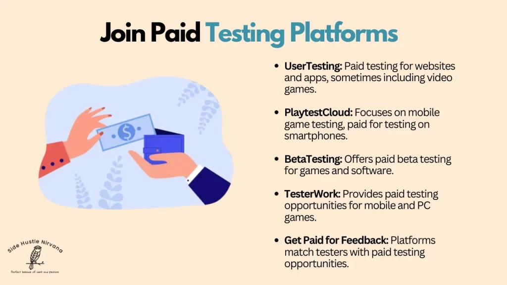 Join Paid Testing Platforms