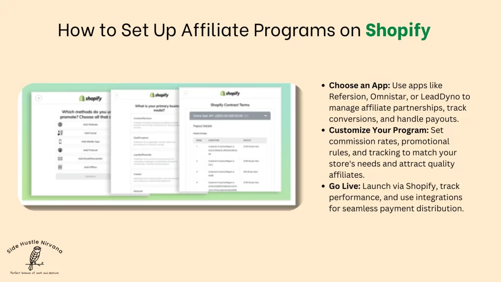 How to Set Up Affiliate Programs on Shopify