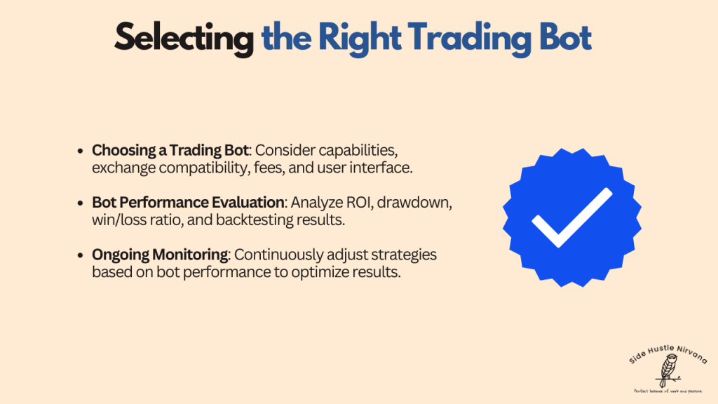 Selecting the Right Trading Bot