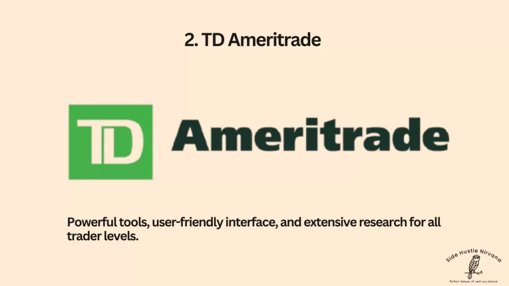 TD Ameritrade - A Platform For Day Trading Stocks