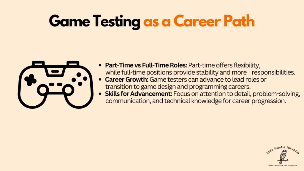 Game Testing as a Career Path