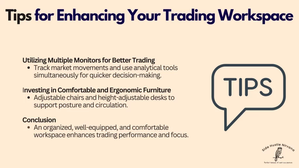 Tips for Enhancing Your Trading Workspace