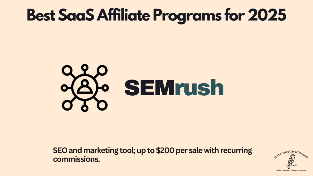 SEMrush - A SaaS Affiliate Program