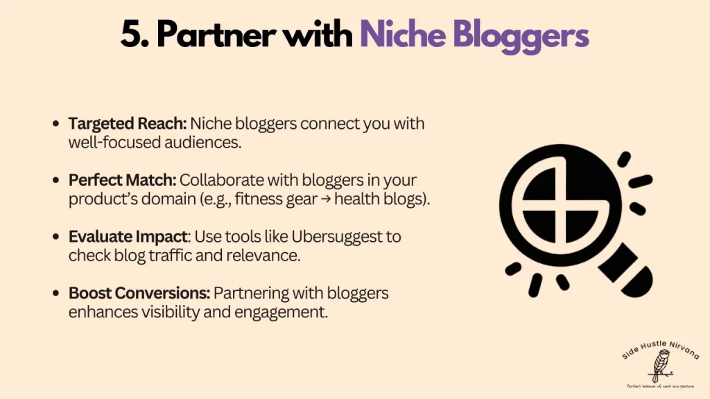 Partner with Niche Bloggers