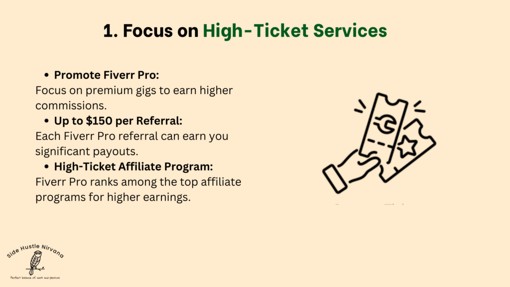 Focus on High-Ticket Services