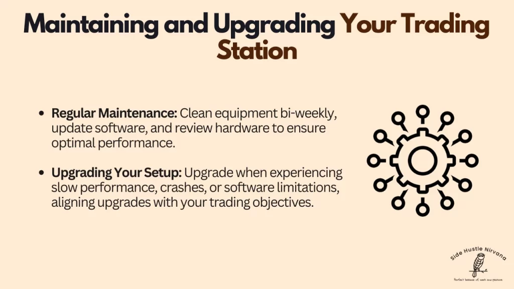 Maintaining and Upgrading Your Trading Station