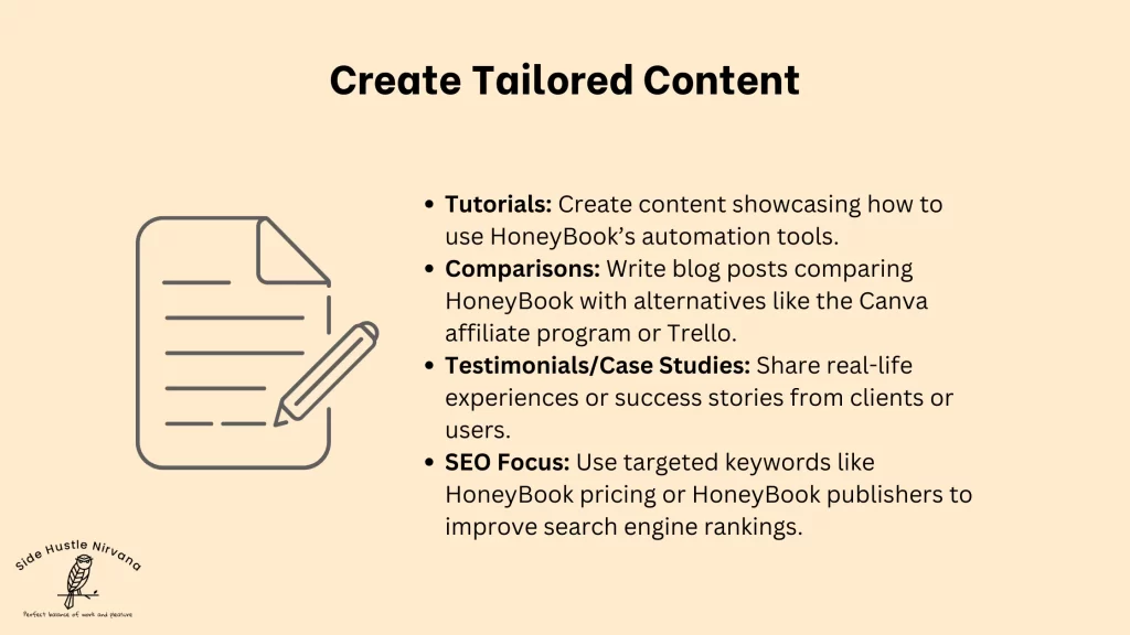 Create Tailored Content