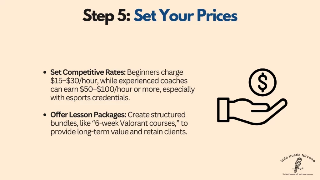 Step 5: Set Your Prices