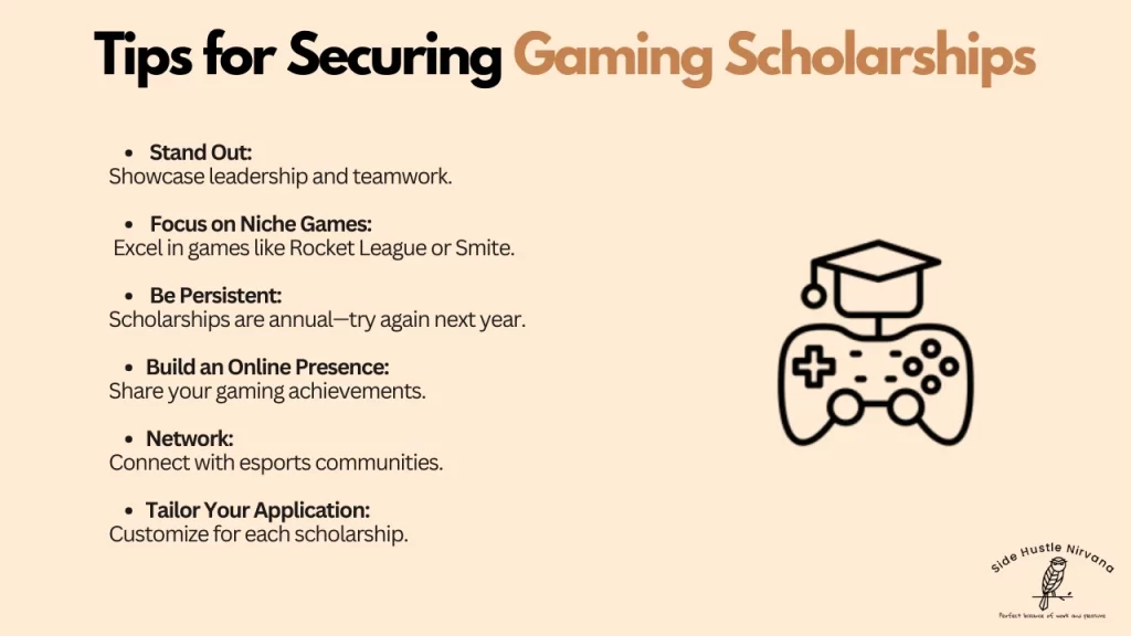 Tips for Securing Gaming Scholarships