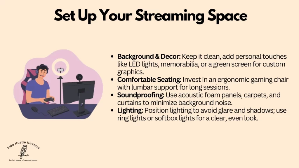 Set Up Your Streaming Space