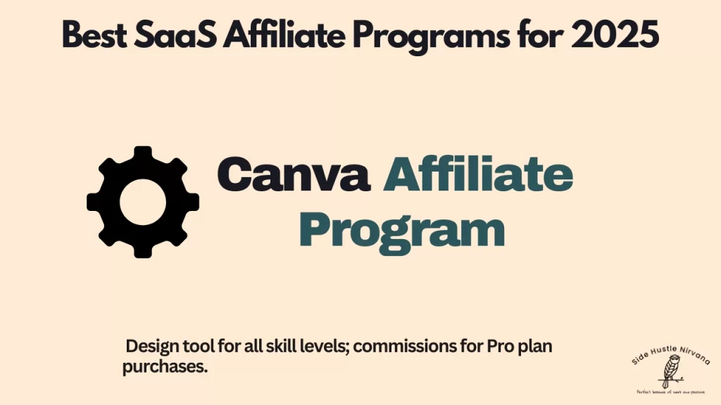 Canva Affiliate Program -  A SaaS Affiliate Program