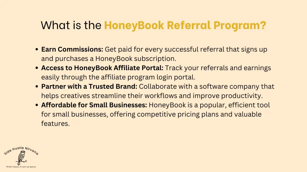 What is the HoneyBook Referral Program?