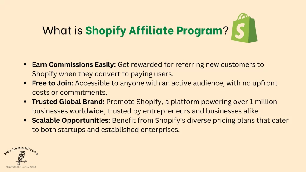 What is Shopify Affiliate Program?