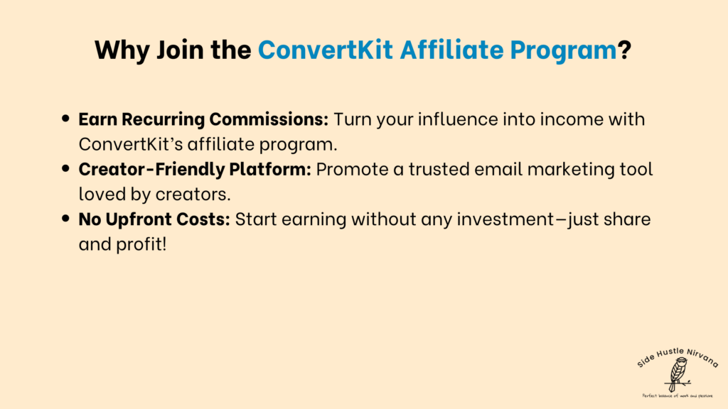 Why Join the ConvertKit Affiliate Program?