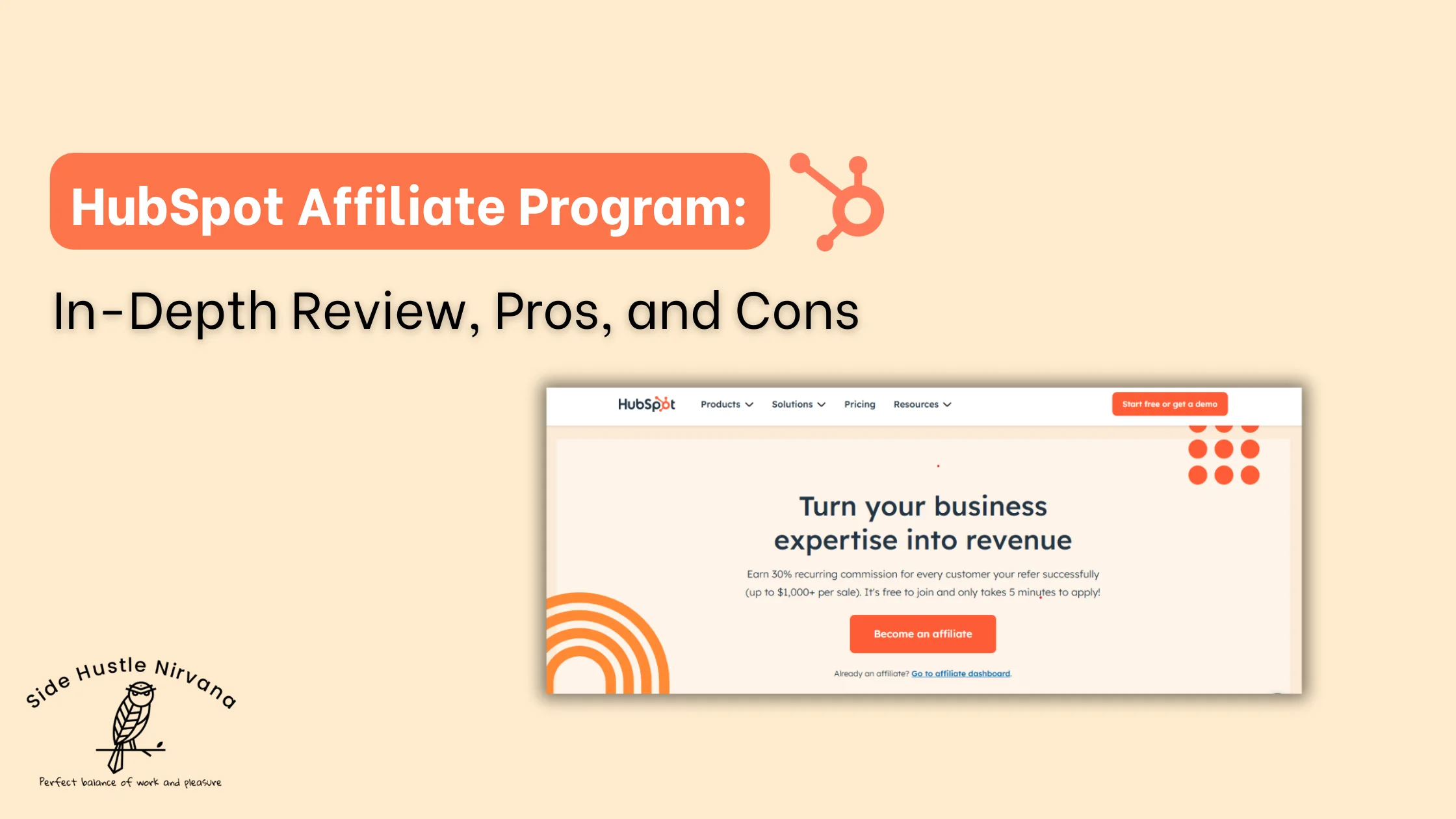 HubSpot Affiliate Program: In-Depth Review, Pros, and Cons