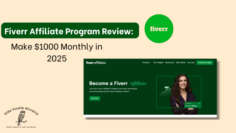 Fiverr Affiliate Program Review: Make $1000 Monthly in 2025