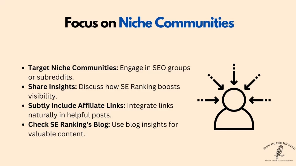 Focus on Niche Communities