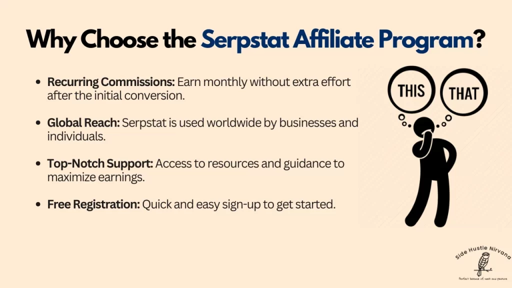 Why Choose the Serpstat Affiliate Program?