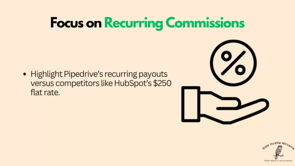 Focus on Recurring Commissions