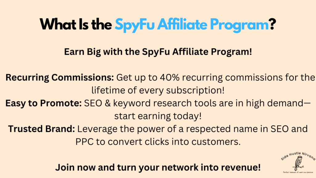 What Is the SpyFu Affiliate Program?