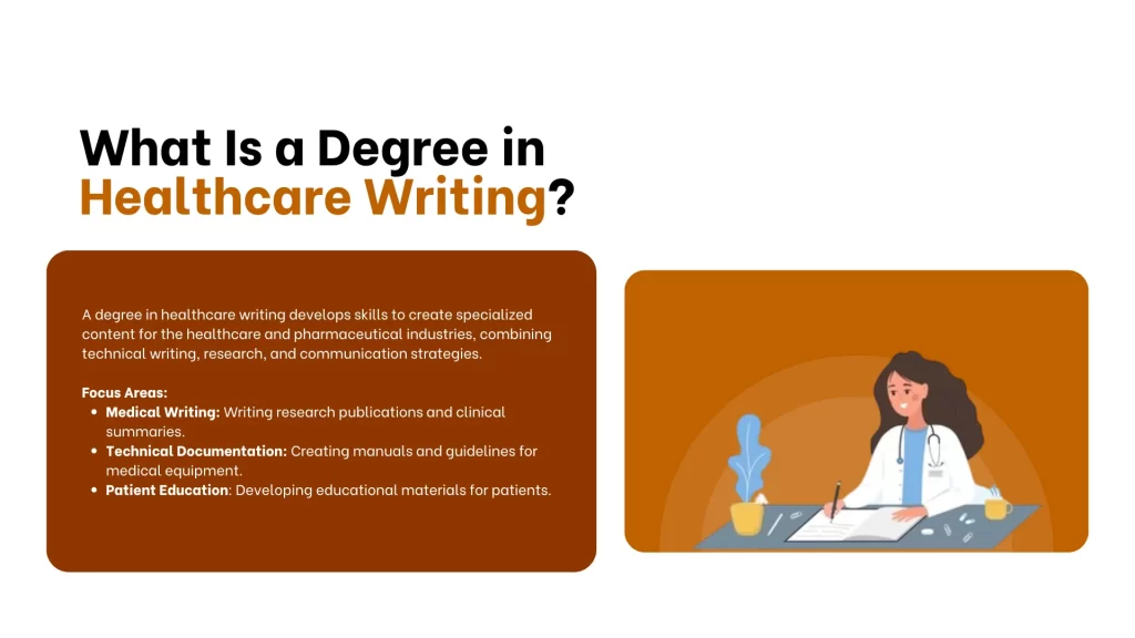 What Is a Degree in Healthcare Writing?