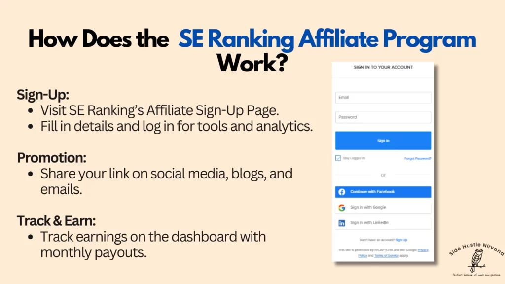 How Does the SE Ranking Affiliate Program Work?