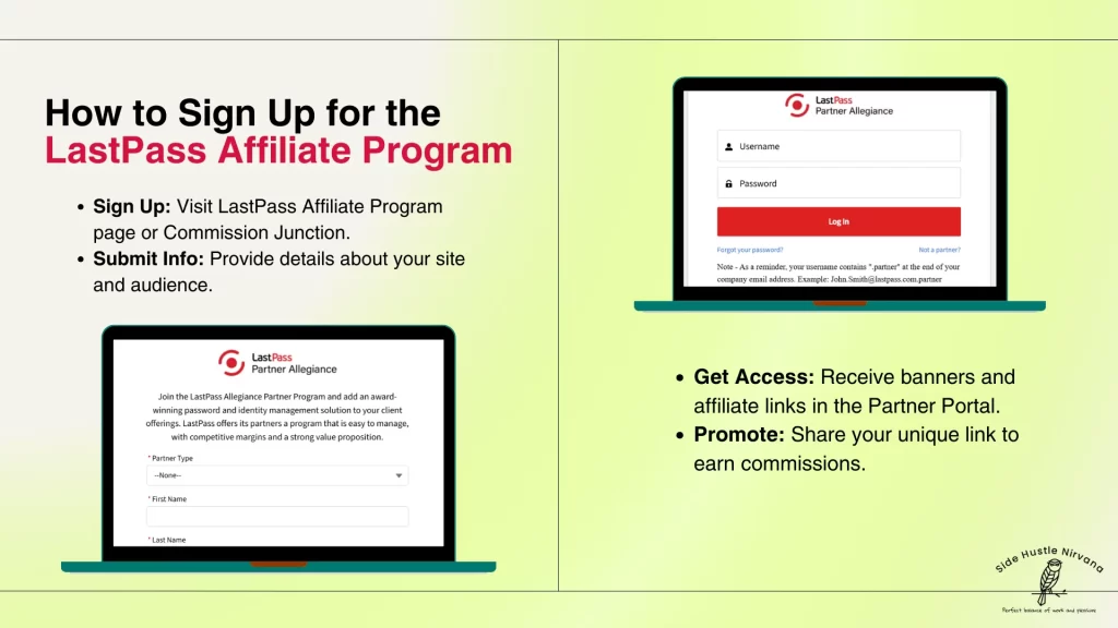 How to Sign Up for the LastPass Affiliate Program