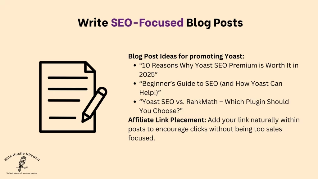 Write SEO-Focused Blog Posts